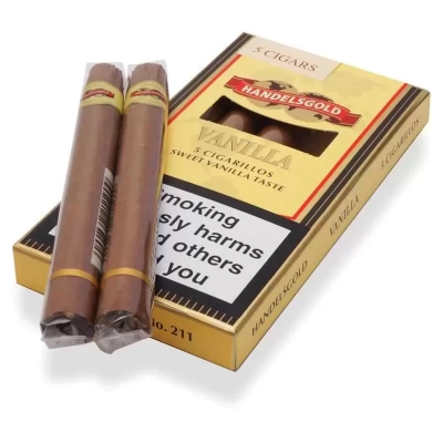 Купить Сигариллы HANDELSGOLD Cigarillos Vanilla 1уп/5шт Сигариллы HANDELSGOLD Cigarillos Vanilla 1уп/5шт