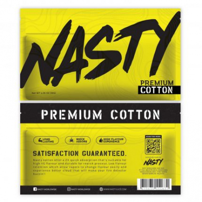 Купить NASTY Cotton Malaysia (хлопок) 10гр NASTY Cotton Malaysia (хлопок) 10гр